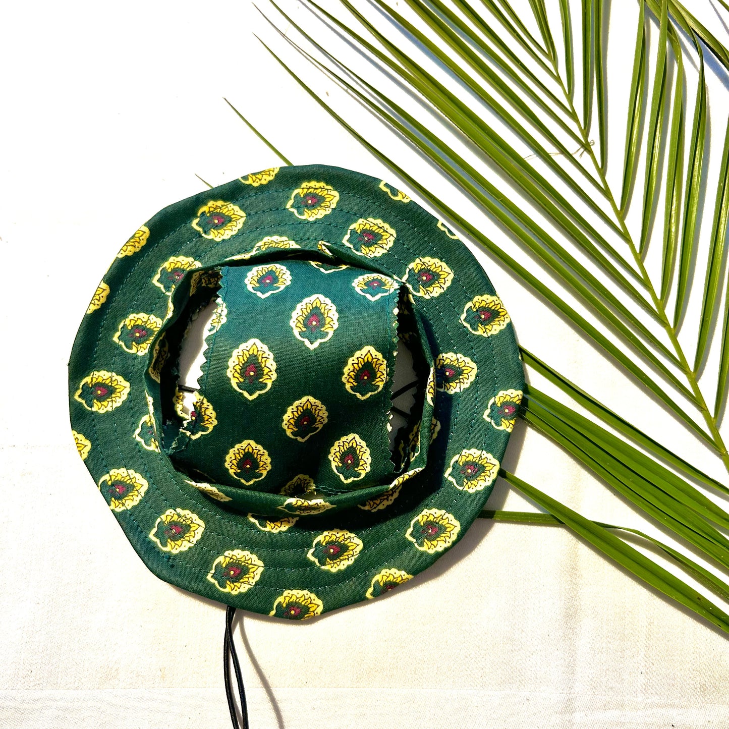 Elegant Emerald Sunhat